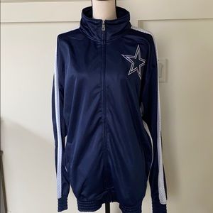 NFL Authentic Dallas Cowboys Warm Up Zip Up